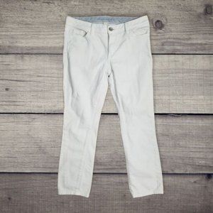 Banana Republic | White Ankle Jean's Sz 28